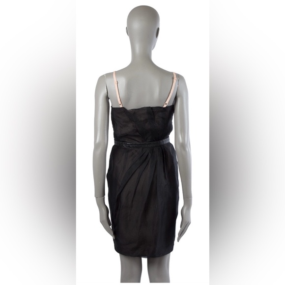 Marc by Marc Jacobs retro glam cocktail dress silk lining taffeta shell - Picture 4 of 12